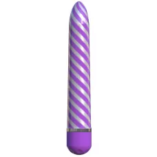Фиолетовый вибратор Sweet Swirl Vibrator - 21,3 см фиолетовый 