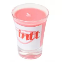Массажная свеча для поцелуев Strawberry с ароматом клубники - 30 гр  