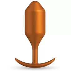 Пробка для ношения цветы бронзы B-vibe Snug Plug 4 - 14 см бронзовый 