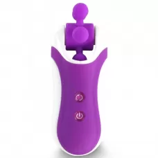 Фиолетовый оросимулятор Clitella со сменными насадками для вращения фиолетовый 
