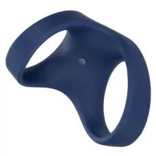 Синее эрекционное виброкольцо Rechargeable Max Dual Ring синий 