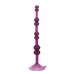Фиолетовая анальная цепочка на присоске LOVE THROB PURPLE - 17,8 см фиолетовый 