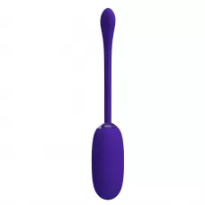 Фиолетовое перезаряжаемое виброяйцо Julius фиолетовый 