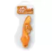 Оранжевый гелевый вибратор с широким основанием JELLY JOY 7INCH 10 RHYTHMS - 17,5 см оранжевый 