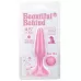 Розовая анальная пробка BEAUTIFUL BEHIND SILICONE BUTT PLUG - 11,4 см розовый 