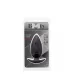 Чёрная анальная пробка BOOTYFUL ANAL PLUG MEDIUM BLACK - 9,8 см черный 