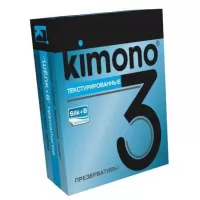 Текстурированные презервативы KIMONO - 3 шт  
