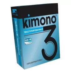 Текстурированные презервативы KIMONO - 3 шт  