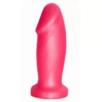 Розовая пробка-фаллос - 13,7 см розовый 