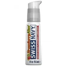 Лубрикант Swiss Navy Strawberry Kiwi Lube с ароматом клубники и киви - 29,5 мл  