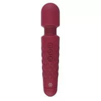 Красный вибромассажер Dashing Wand - 21 см красный 