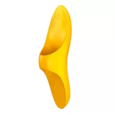 Желтый вибратор на палец Teaser желтый 