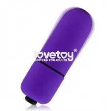 Фиолетовая вибропуля X-Basic Bullet Mini 10 speeds - 5,9 см фиолетовый 