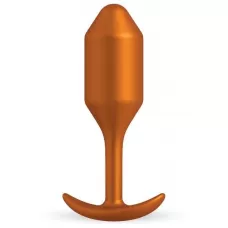 Пробка для ношения цветы бронзы B-vibe Snug Plug 2 - 11 см бронзовый 