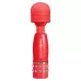 Красный жезловый мини-вибратор с кристаллами Mini Massager Love Edition красный 