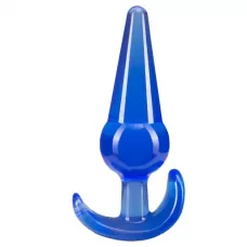Синяя анальная пробка в форме якоря Large Anal Plug - 12,2 см синий 