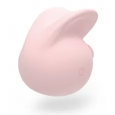 Розовое яичко-зайчик Bunny Vibro Egg розовый 