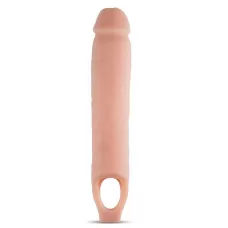 Телесная насадка на пенис 11.5 Inch Cock Sheath Penis Extender - 29,2 см телесный 