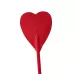 Красный стек с наконечником-сердечком - 70 см красный 