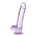 Сиреневый фаллоимитатор 6 Inch Crystalline Dildo - 15,2 см сиреневый 