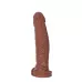 Коричневый фаллоимитатор  Рыцарь  - 35 см коричневый 