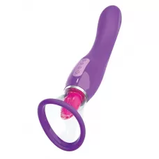 Фиолетовый вакуумный клиторальный стимулятор Her Ultimate Pleasure фиолетовый 