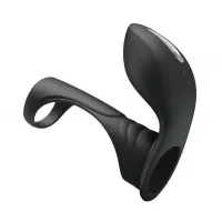 Черная насадка на пенис с вибрацией Vibration Penis Sleeve II черный 