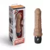 Кофейный вибратор-реалистик 6  Realistic Vibrator - 17 см кофейный 