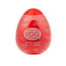 Мастурбатор-яйцо OYO Rainbow Red прозрачный 