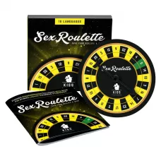 Настольная игра-рулетка Sex Roulette Kiss разноцветный 