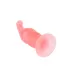 Розовый анальный стимулятор на присоске - 16,5 см розовый 