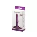 Фиолетовый анальный стимулятор Small Anal Plug Purple - 12 см фиолетовый 