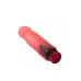 Розовый вибромассажер в виде фаллоса с венками - 18,5 см розовый 