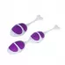 Фиолетовые вагинальные шарики из силикона: 2+1 фиолетовый 