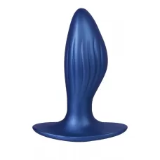 Синяя анальная пробка G Stuck Silicone Anal Plug - 12,5 см синий 