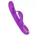 Фиолетовый вибратор-кролик с вращающимся шариком фиолетовый 