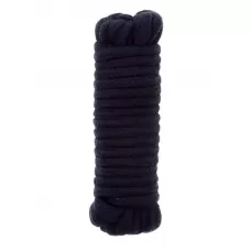 Чёрная веревка для связывания BONDX LOVE ROPE - 5 м черный 