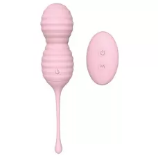 Розовые вагинальные виброшарики BEEHIVE розовый 