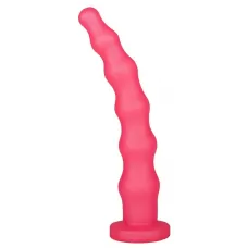 Розовый гелевый анальный стимулятор - 20 см розовый 