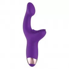 Фиолетовый массажёр для G-точки G-Spot Pleaser - 19 см фиолетовый 