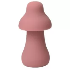 Розовый перезаряжаемый клиторальный стимулятор-грибочек Protruding Mushroom розовый 