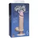 Вибромассажер-реалистик на присоске The Realistic Cock ULTRASKYN Vibrating 6”- 21,6 см телесный 