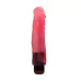 Рельефный розовый вибратор-реалистик - 19,5 см розовый 