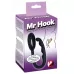 Эрекционное кольцо с анальным стимулятором Mr Hook черный 