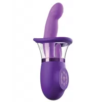 Фиолетовая помпа-вибратор Ultimate Pleasure Pro Plus фиолетовый 