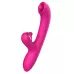 Розовый вибратор-кролик с усиленной стимуляцией точки G розовый 