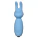 Голубой мини-вибратор Emotions Funny Bunny голубой 