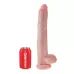 Телесный фаллоимитатор-гигант 14  Cock with Balls - 37,5 см телесный 