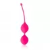 Розовые вагинальные шарики Cosmo с хвостиком розовый 