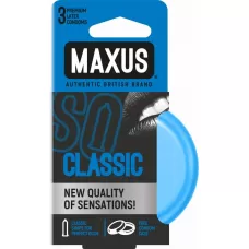 Классические презервативы в железном кейсе MAXUS Classic - 3 шт  
